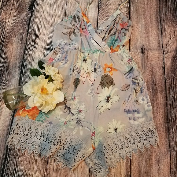 BARDOT SARA PLAYSUIT LACE ROMPER SZ 8M - Picture 3 of 6